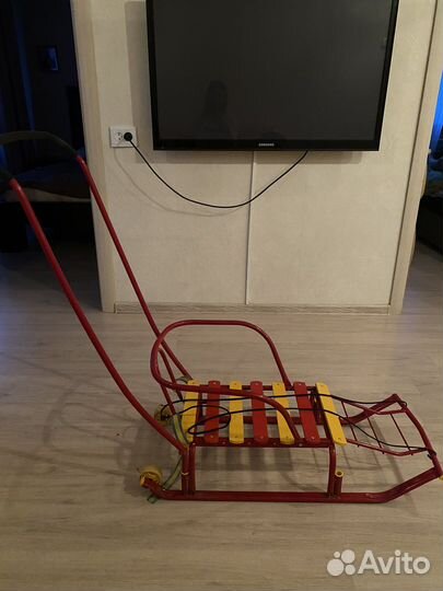 Детские санки с колесами