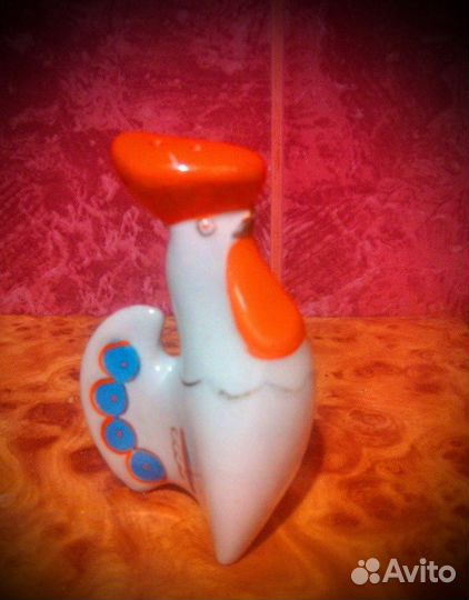 Солонка фарфоровый петушок