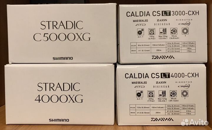 Скоростные катушки Shimano и Daiwa