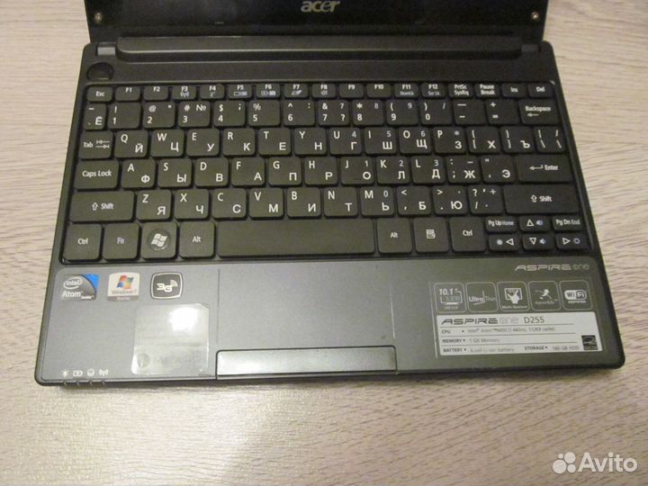 Нетбук Acer Aspire One D255 по запчастям