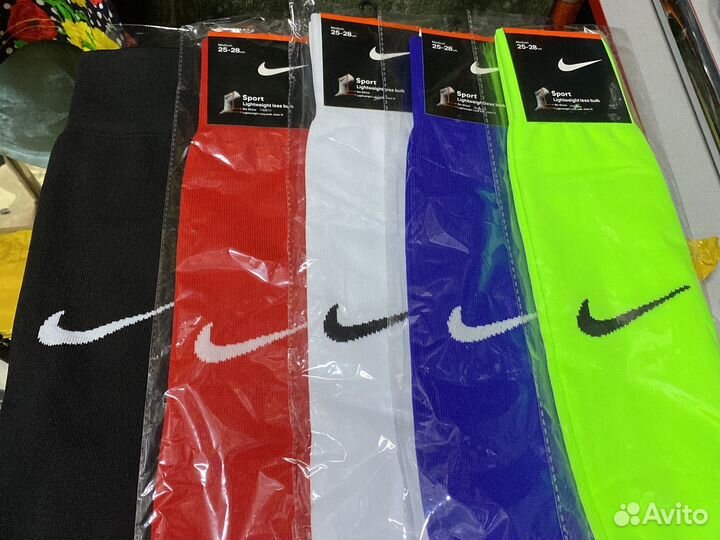 Гетры футбольные nike без носков