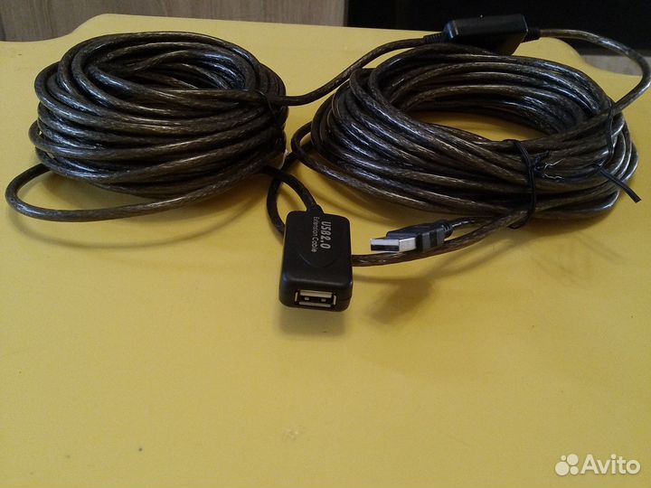 Usb 2.0 удлинительный кабель 20 метров