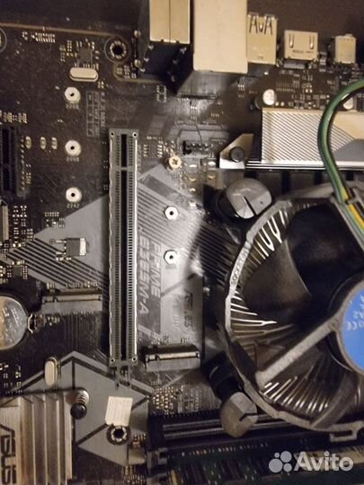 Мат. плата b365m с процессором g5600f и памятью