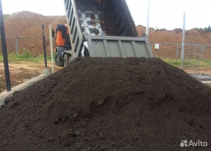 Грунт для отсыпки, чернозем, земля