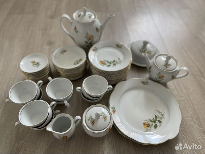 Чайный фарфоровый сервиз гдг kahla