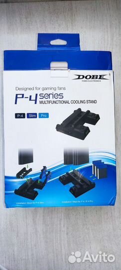 Зарядная станция для геймпадов ps4 с охлаждением