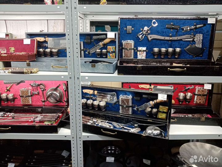 Набор шампуров подарочный