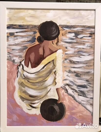 Картина «Девушка у моря»