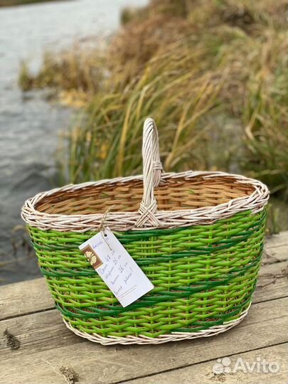 Корзины из вареного лыка