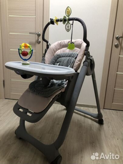 Стульчик для кормления chicco polly magic relax