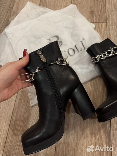Ботильоны натуральная кожа