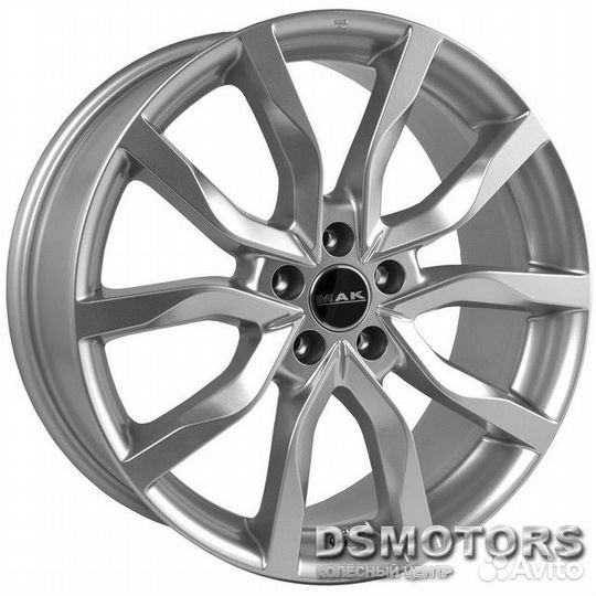 Диски Highlands 8/19 5x120 ET38 d72.6 silver