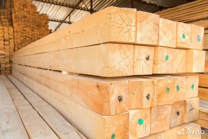 Натуральный брус, сосна, камерная сушка