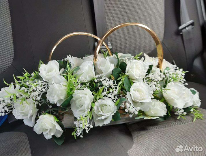 Свадебные украшения на машину аренда