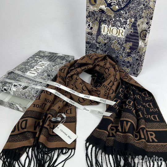 Шарф палантин Christian Dior premium