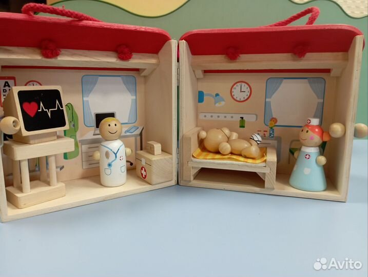 Больница деревянная игрушка Melissa doug
