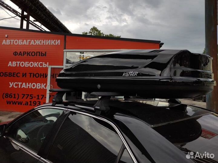 Багажник автобокс на крышу автомобиля Хаммер Humme