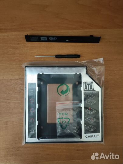 Переходник SSD DVD SATA в ноутбук 9,5 и 12,7