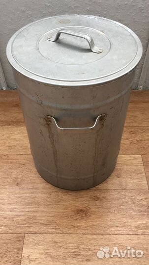 Металлическая бочка из нержавеющей стали 50 л