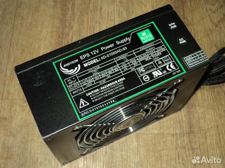 Блоки питания от 400W до 1200W