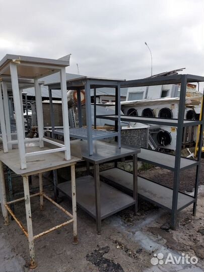 Стол производственный, кондитерский, стеллаж