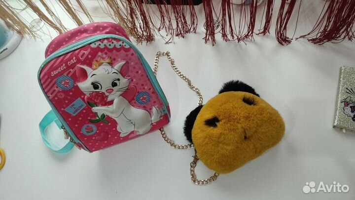 Детские сумочка и рюкзак
