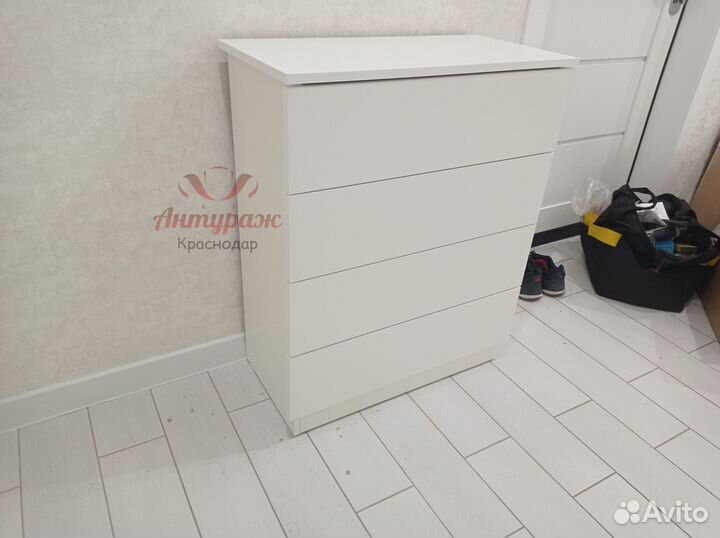 Комод белый, 70 см