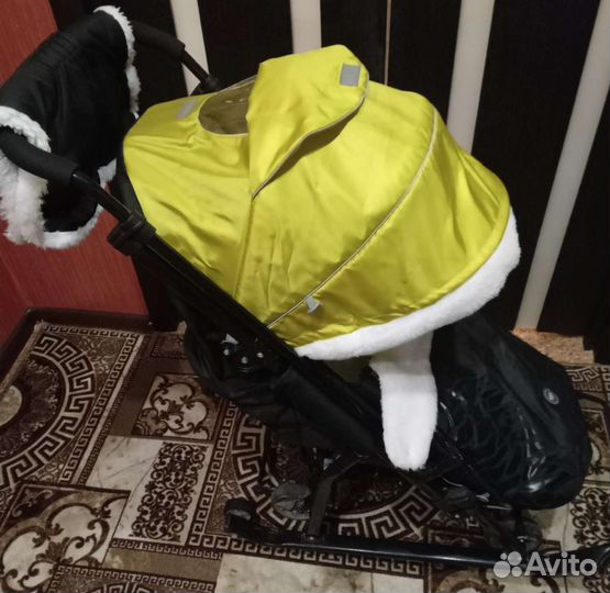 Коляска санки 