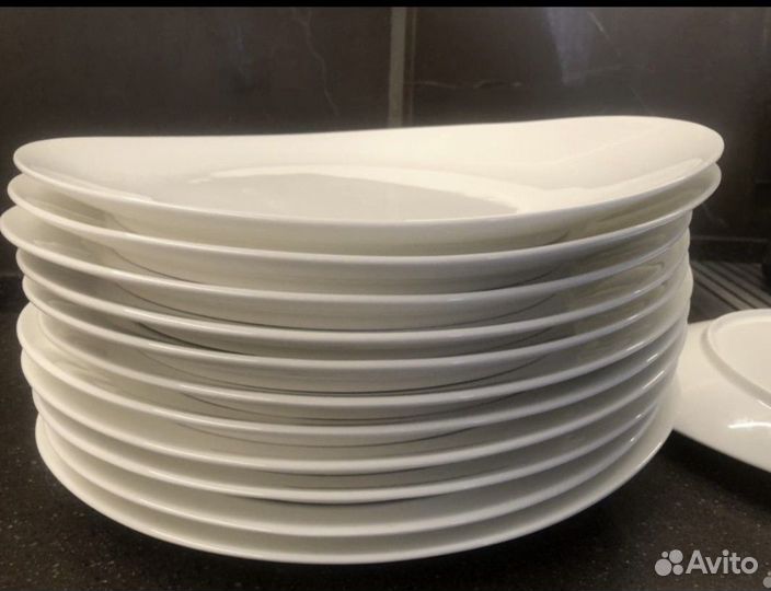 Тарелки 27 см костяной фарфор