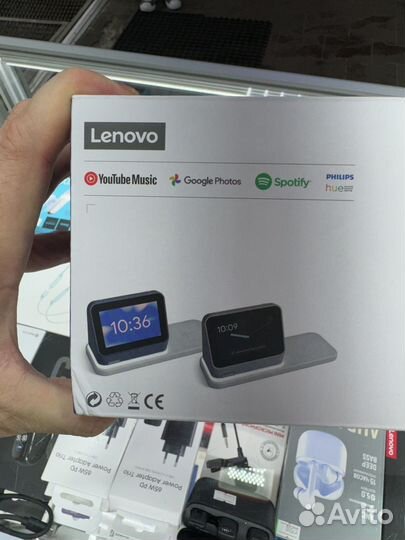 Умные часы Lenovo SMART Clock 2 с CD-24502F