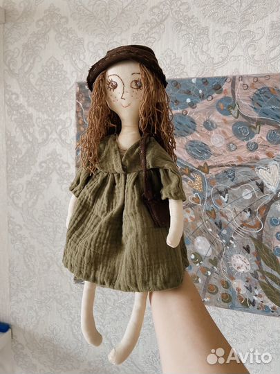 Авторская текстильная кукла ручной работы