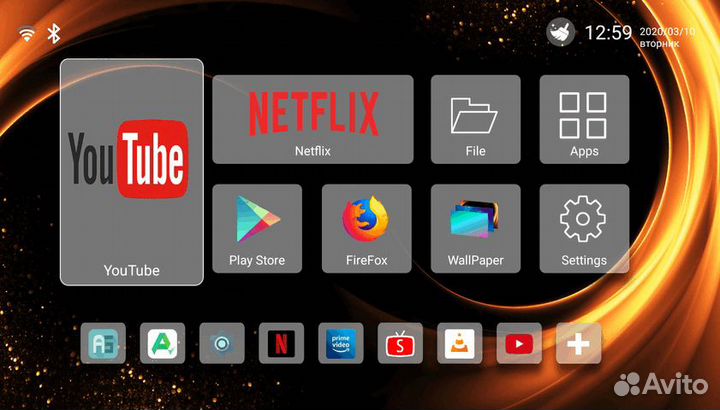 Приставка SMART TV vontar X3 Android 9 4+32 Гб