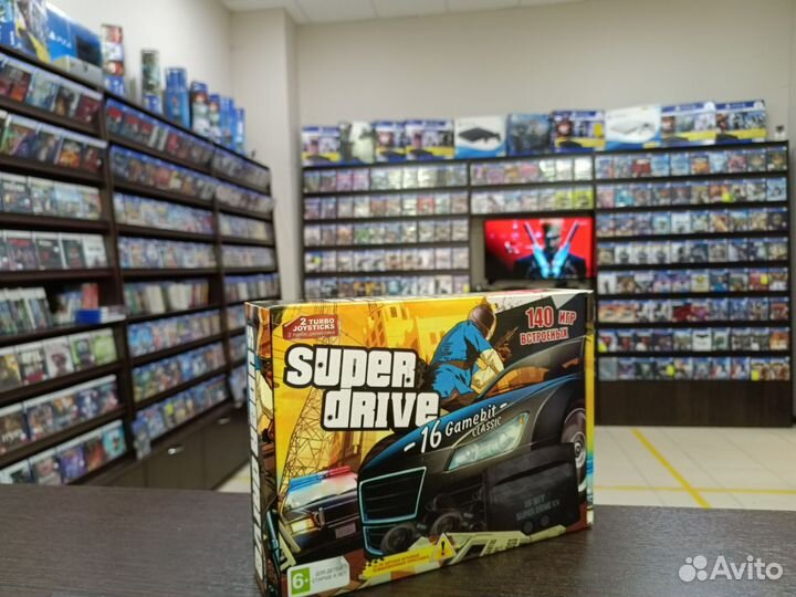 Sega Super Drive 140 игр (новый товар)