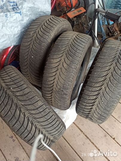 Комплект зимней резины r16 липучка