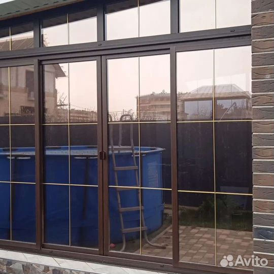 Тонировка окон противо солнцезащитный пленкой