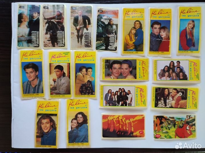 Наклейки от жвачек 