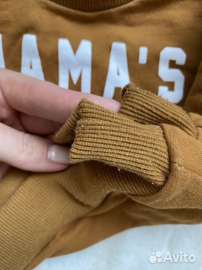 Комплект свитшот 2шт+ рубашка 2шт мальчик 62 и 68