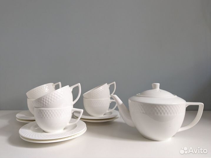 Набор чайный (чашка с блюдцем чайник) wilmax Julia