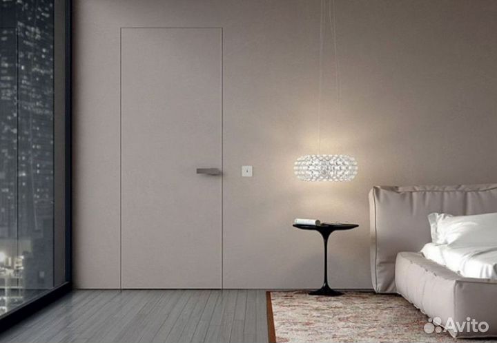 Скрытые двери под покраску