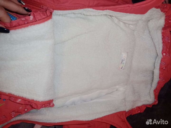 Детский комбинезон для девочки (зима)