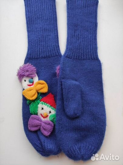 Симпатичные варежки для девочки
