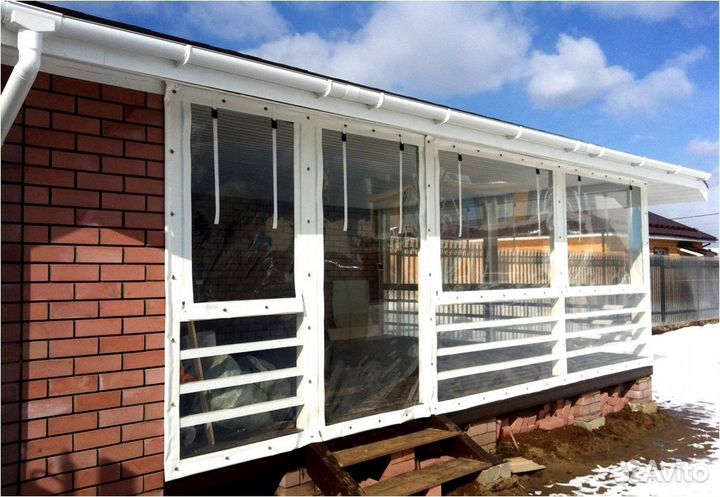 Мягкие окна на беседку, террасу, веранду