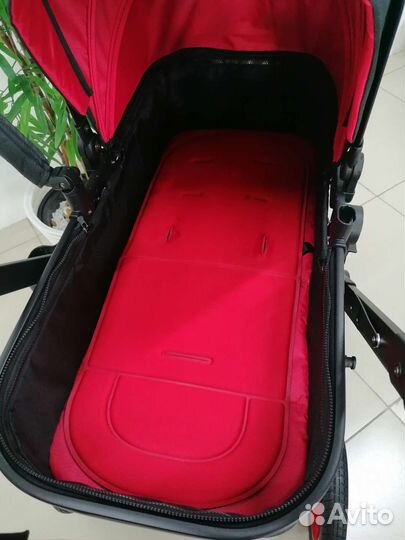 Новая коляска 3в1 Belecoo X6 NEW (Black/Red)