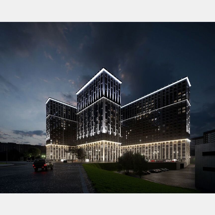 3-к. квартира, 83,9 м², 2/25 эт.