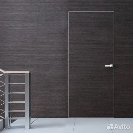 Скрытая дверь под отделку