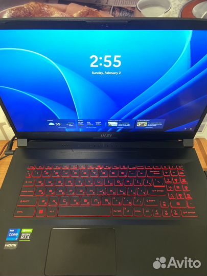 Игровой ноутбук msi