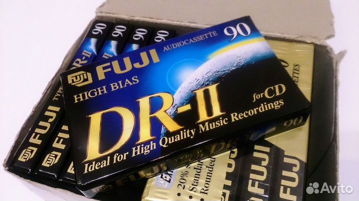 Аудио кассеты fuji DR II 90 chrome. japan