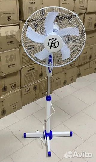 Вентилятор напольный 5 лопастей