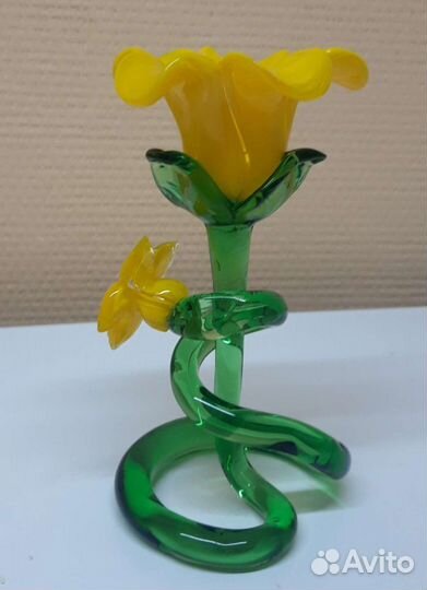 Подсвечник цветное стекло