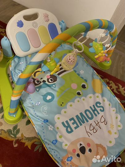 Развивающий музыкальный коврик с пианино